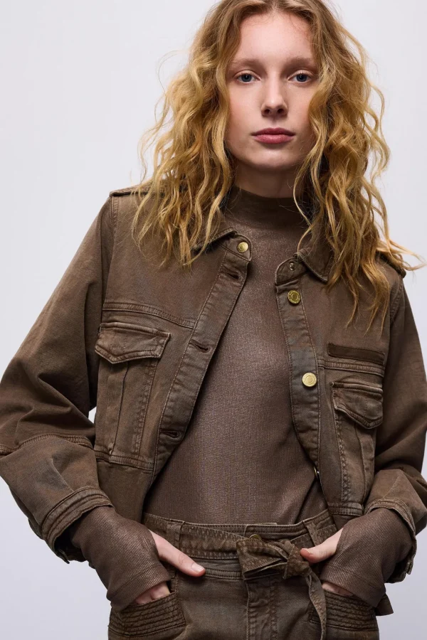 Army Stretch Twill Jack>Summum Cheap