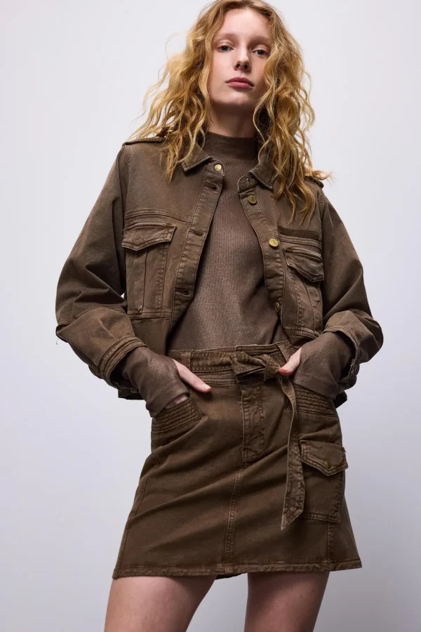Army Stretch Twill Jack>Summum Cheap
