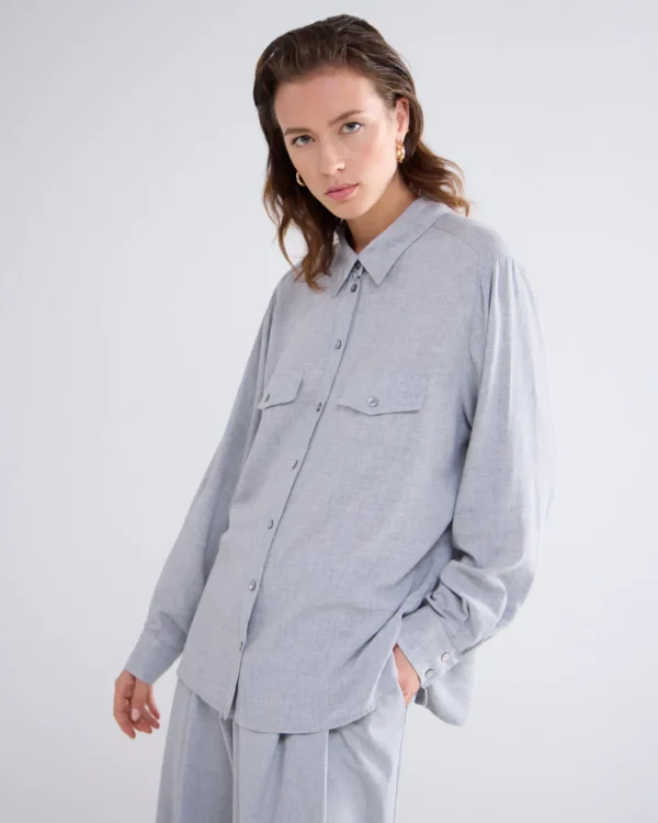 Blouse Met Borstklepjes>Summum Flash Sale