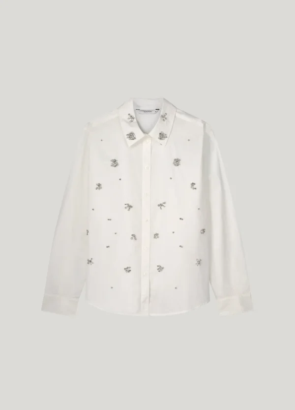 Blouse Met Diamantjes>Summum Hot