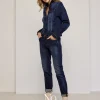 Blue Daze Denim Tapered Jeans>Summum Fashion