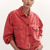 Boxy Denim Jacket>Summum Clearance