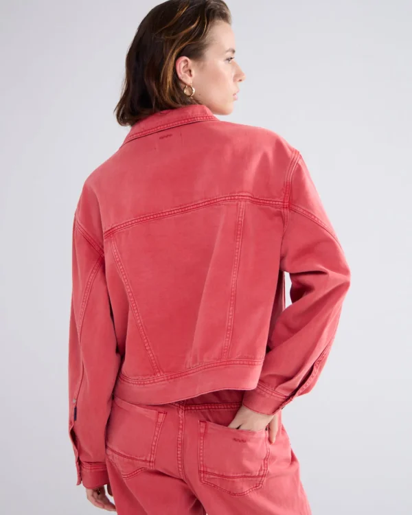 Boxy Denim Jacket>Summum Clearance