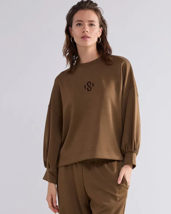 Boxy Sweatshirt Scuba>Summum Store