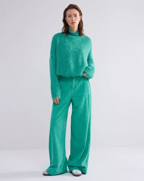 Boxy Trui Met Grove Steek>Summum Discount
