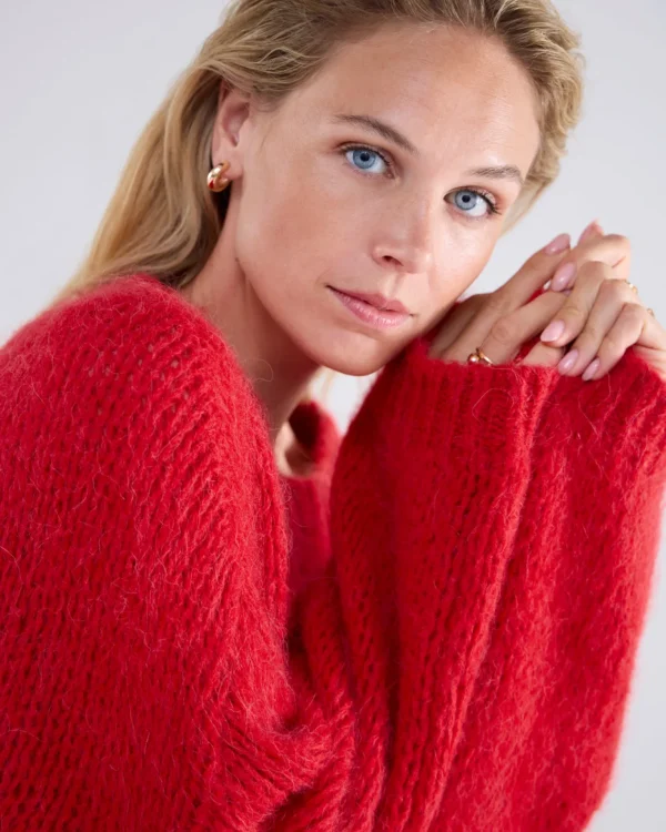 Boxy Trui Met Grove Steek>Summum Outlet