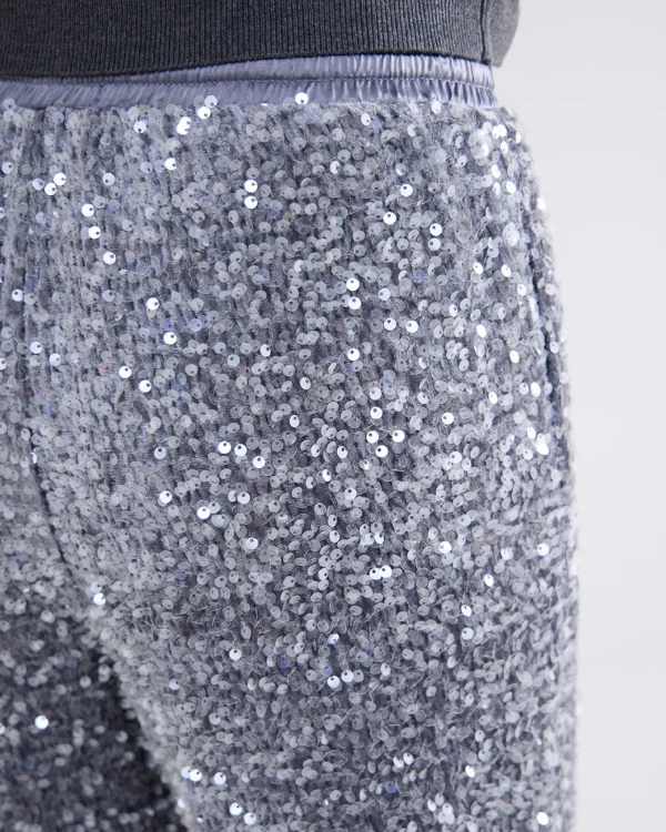 Broek Pailletten Velours>Summum Clearance