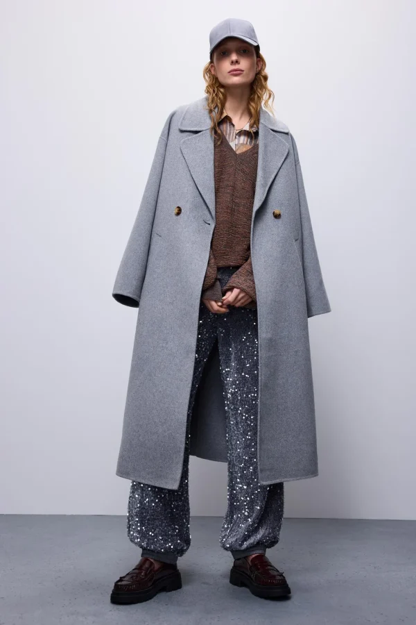 Broek Pailletten Velours>Summum Clearance