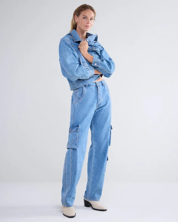 Cargo Loose Fit Jeans>Summum Cheap