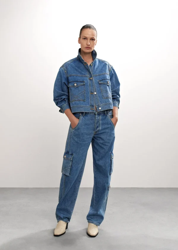 Cargo Loose Fit Jeans>Summum Cheap