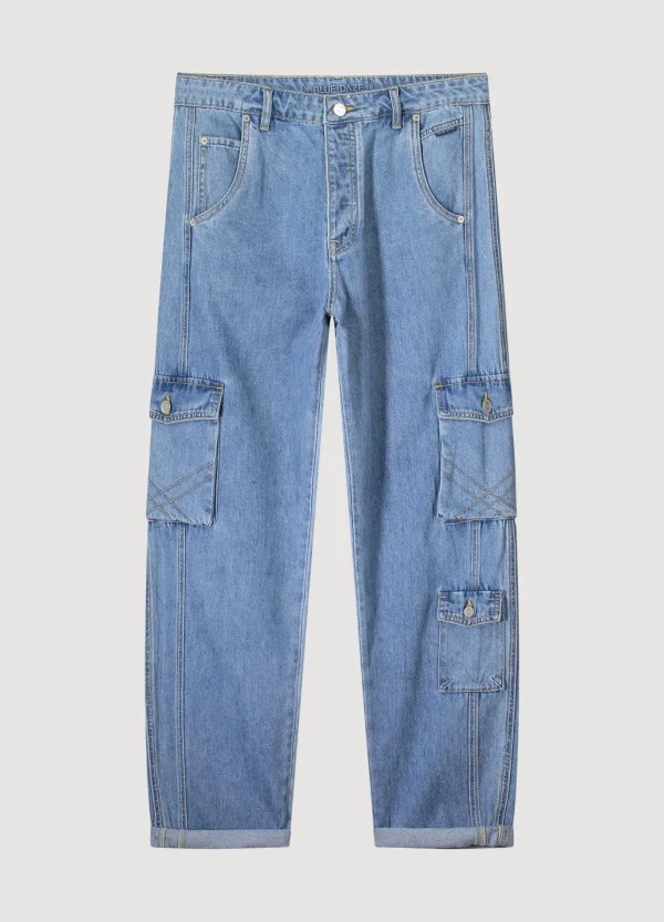Cargo Loose Fit Jeans>Summum Cheap