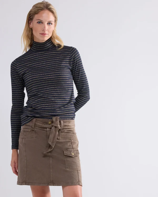 Coltruitje Met Lurex Rib>Summum Discount