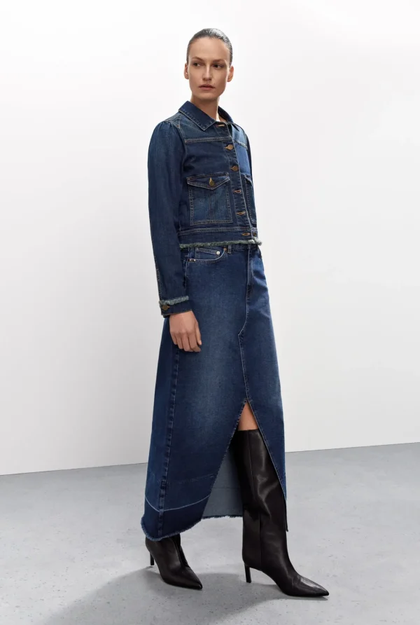 Denim Rok Hoge Split>Summum Hot