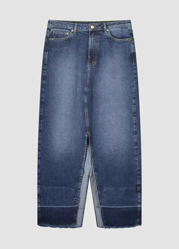Denim Rok Hoge Split>Summum Hot