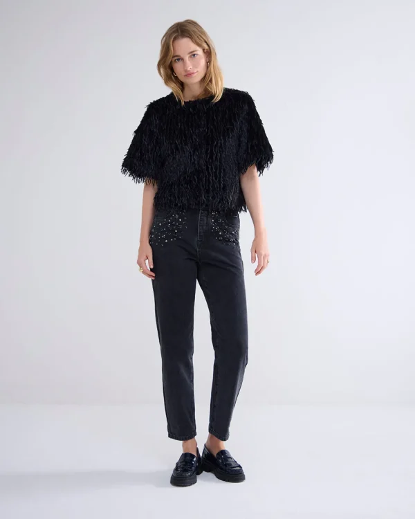 Faux Feather Jasje>Summum Hot