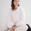Fluffy Blouse Met Franjes>Summum Store