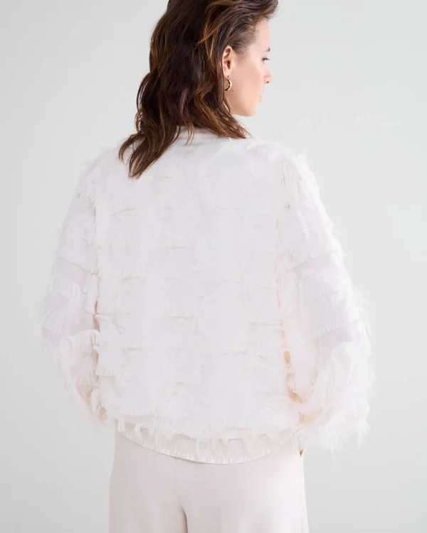 Fluffy Blouse Met Franjes>Summum Store