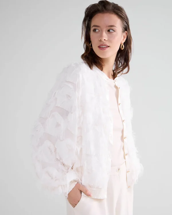 Fluffy Blouse Met Franjes>Summum Store