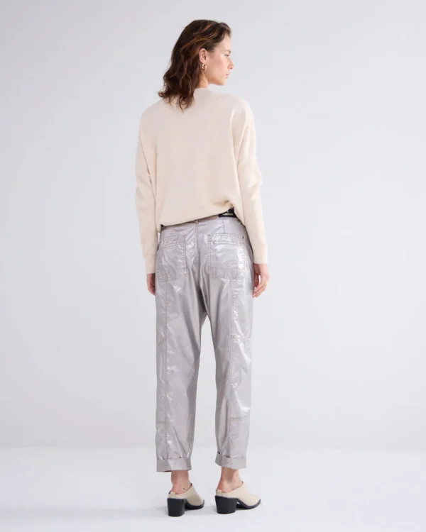 Foil Print Pants>Summum Discount