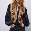 Geborduurd Velours Gilet>Summum Sale