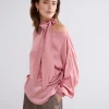 Glanzende Top Met Strik>Summum Cheap