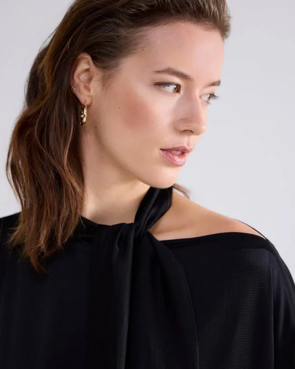 Glanzende Top Met Strik>Summum Best