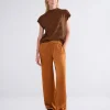 Glanzende Wijde Broek>Summum Hot