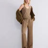 Glanzende Wijde Broek>Summum Cheap