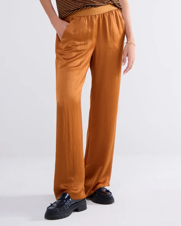 Glanzende Wijde Broek>Summum Hot