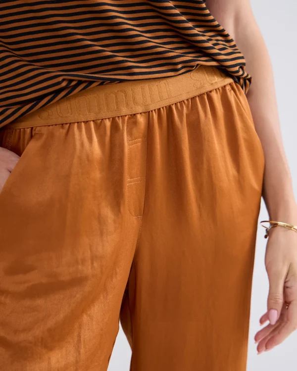 Glanzende Wijde Broek>Summum Hot