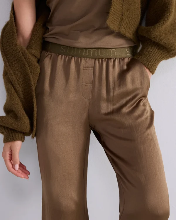 Glanzende Wijde Broek>Summum Cheap