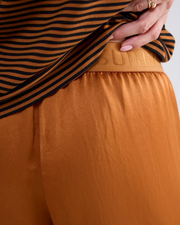 Glanzende Wijde Broek>Summum Hot