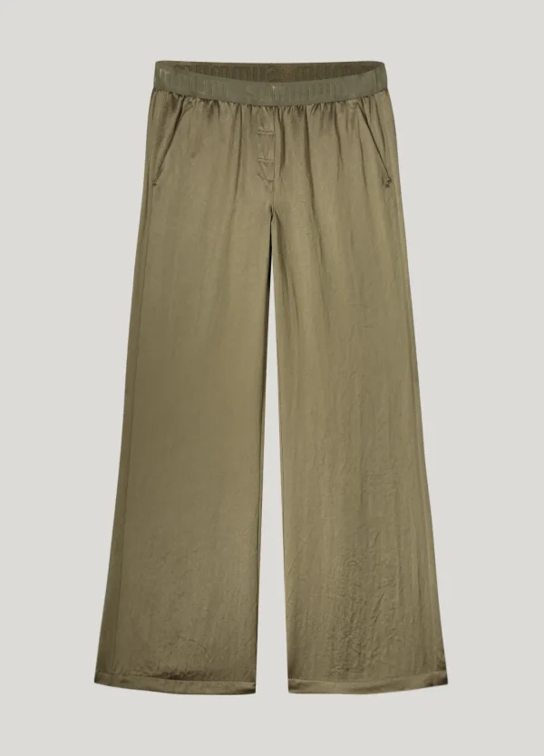 Glanzende Wijde Broek>Summum Cheap