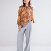 2-in-1 Top Met Gerimpelde Hals>Summum Store