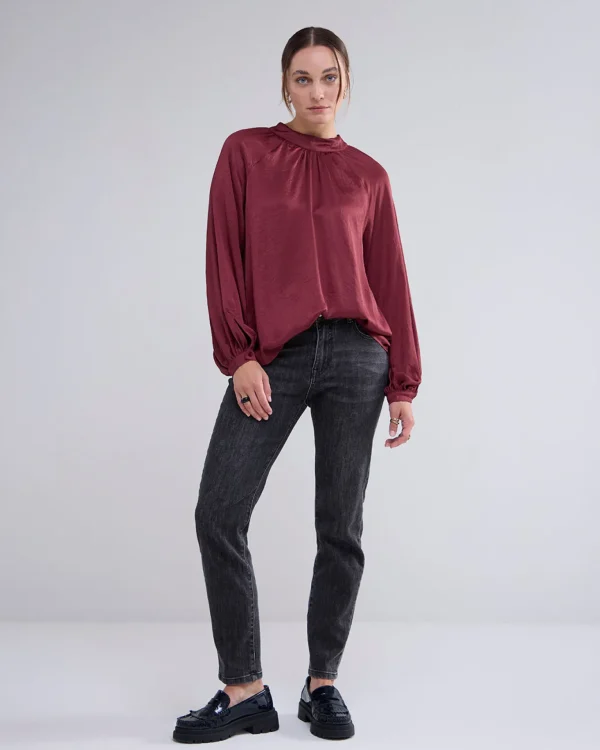 2-in-1 Top Met Hoge Hals>Summum Store