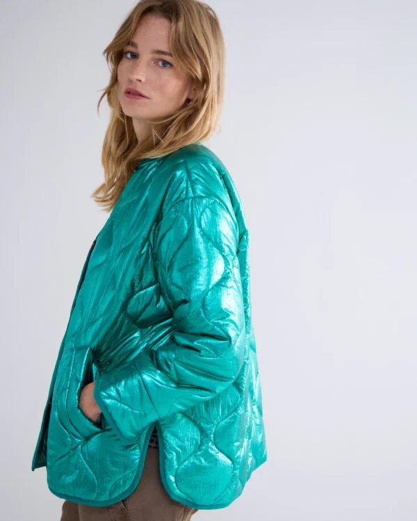 Jacket Quilted Metallic>Summum Discount