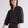 Jacquard Top Met Ruitjes>Summum Hot