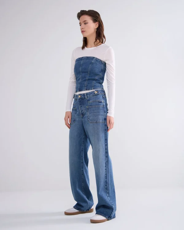 Jeans Wijde Pijpen>Summum Cheap