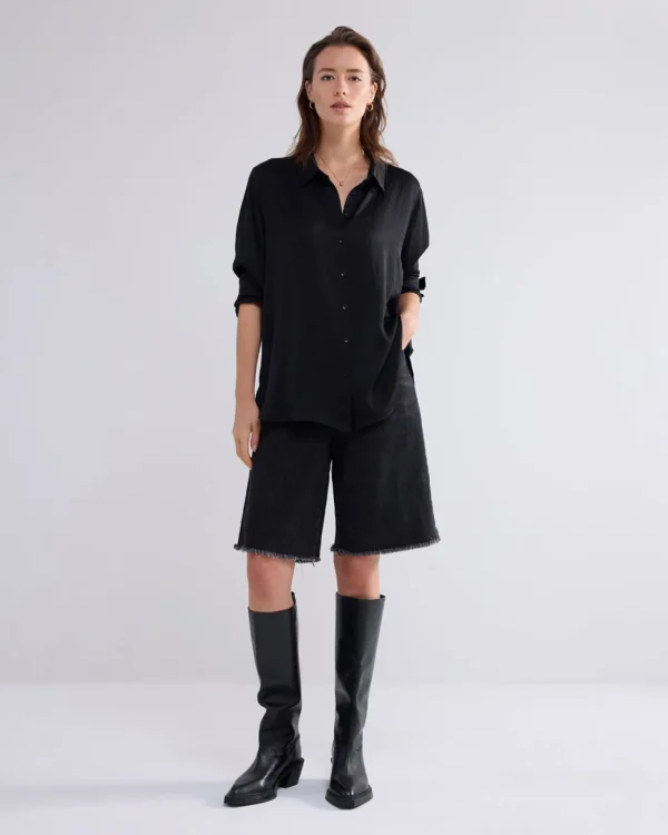 Klassiek Blouse Glanzend>Summum Shop