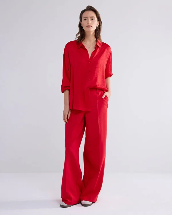 Klassiek Blouse Glanzend>Summum Flash Sale
