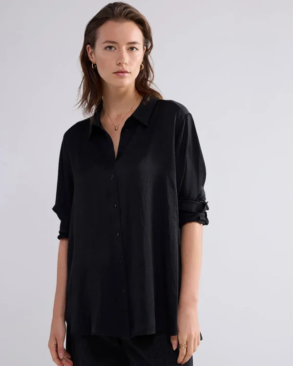 Klassiek Blouse Glanzend>Summum Shop