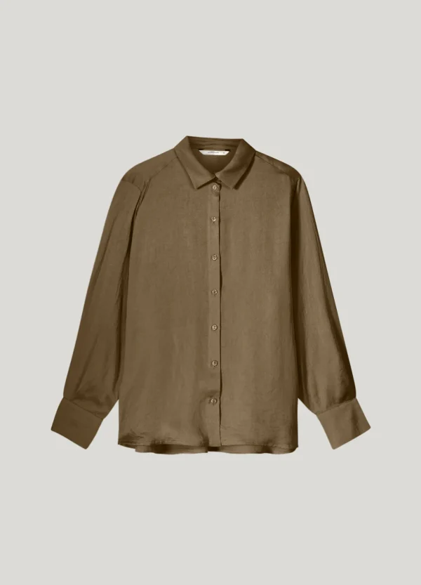 Klassieke Blouse Glanzend>Summum Fashion