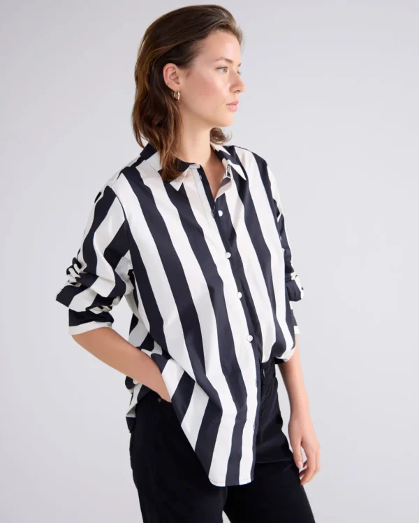 Klassieke Streepjesblouse>Summum Shop