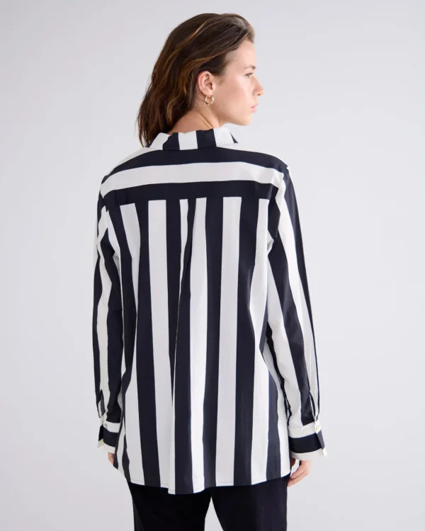 Klassieke Streepjesblouse>Summum Shop