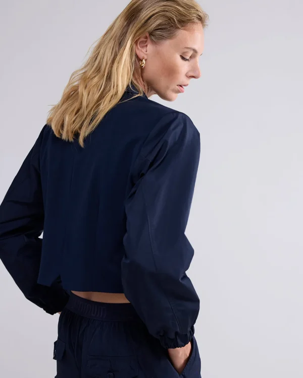 Korte Blazer Met Taft Mouwen>Summum Best Sale