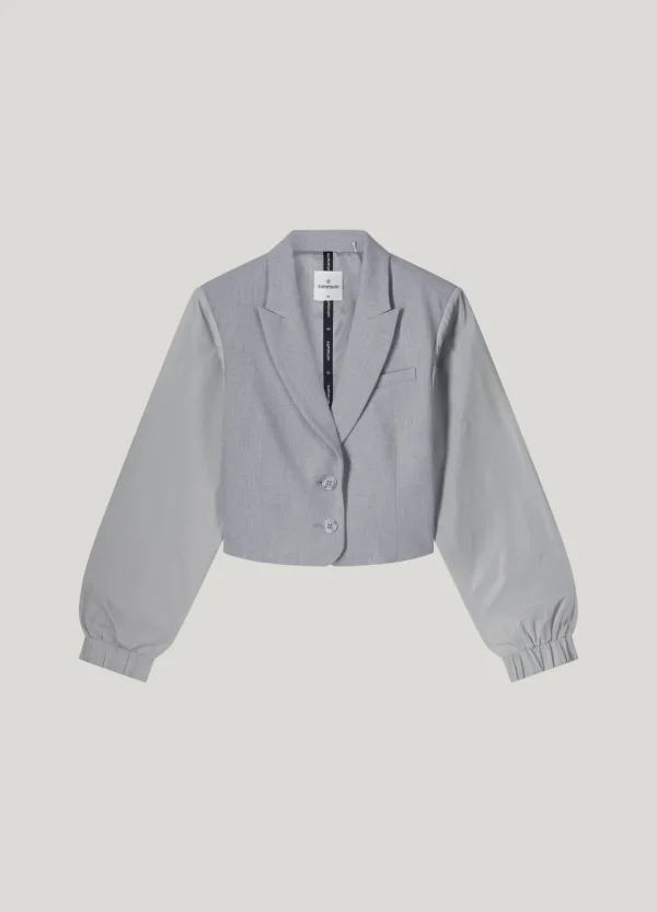Korte Blazer Met Taft Mouwen>Summum Cheap