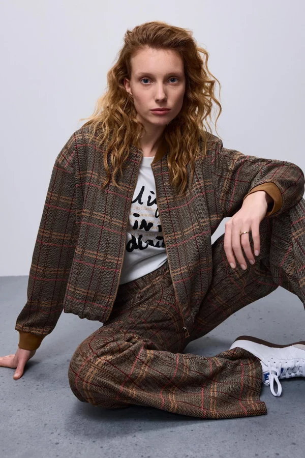 Korte Jacquard Bomber>Summum Best