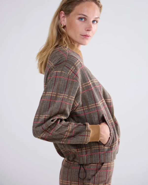 Korte Jacquard Bomber>Summum Best