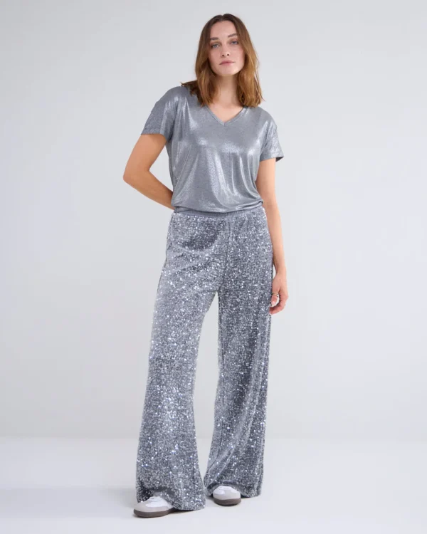 Lange Broek Paillettenstof>Summum Best Sale