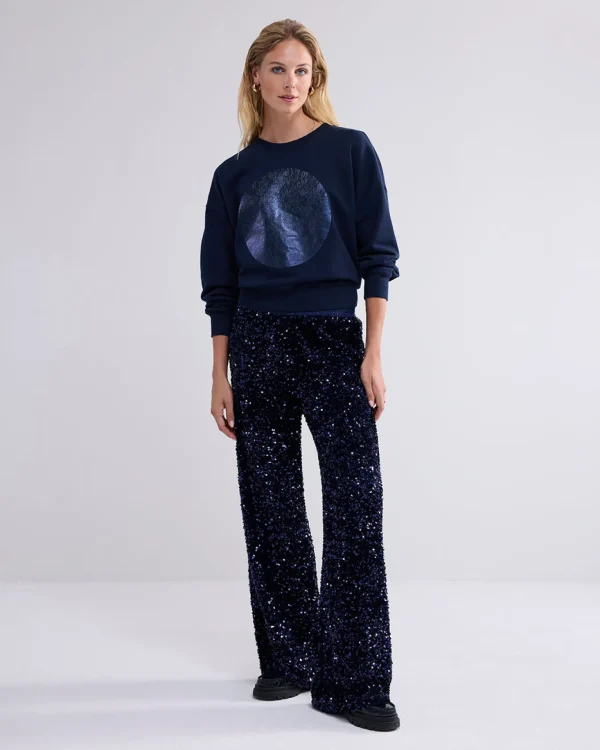 Lange Broek Paillettenstof>Summum Sale